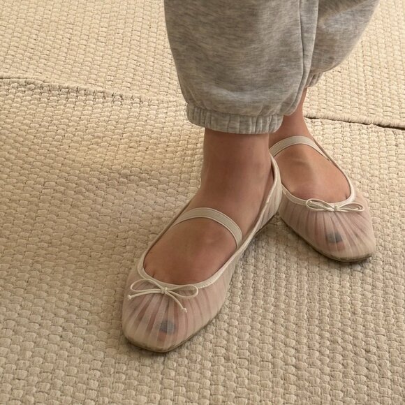 Dolce Vita Raeven Tulle Ballet Flats Anthropologie - Bridal, Bachelorette - Picture 9 of 11